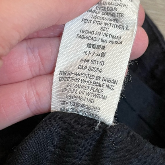 Free people walk my way up lace up mini skirt black - Picture 5 of 6